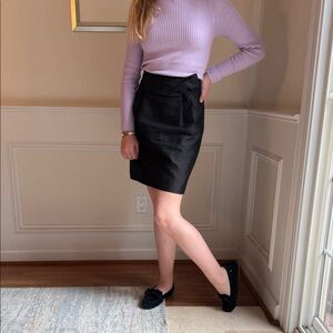 Kate Spade silk skirt with bow detail